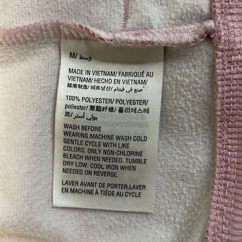 Ideology zip up jacket. Size Medium. Pink Marble Print. - Picture 4 of 5